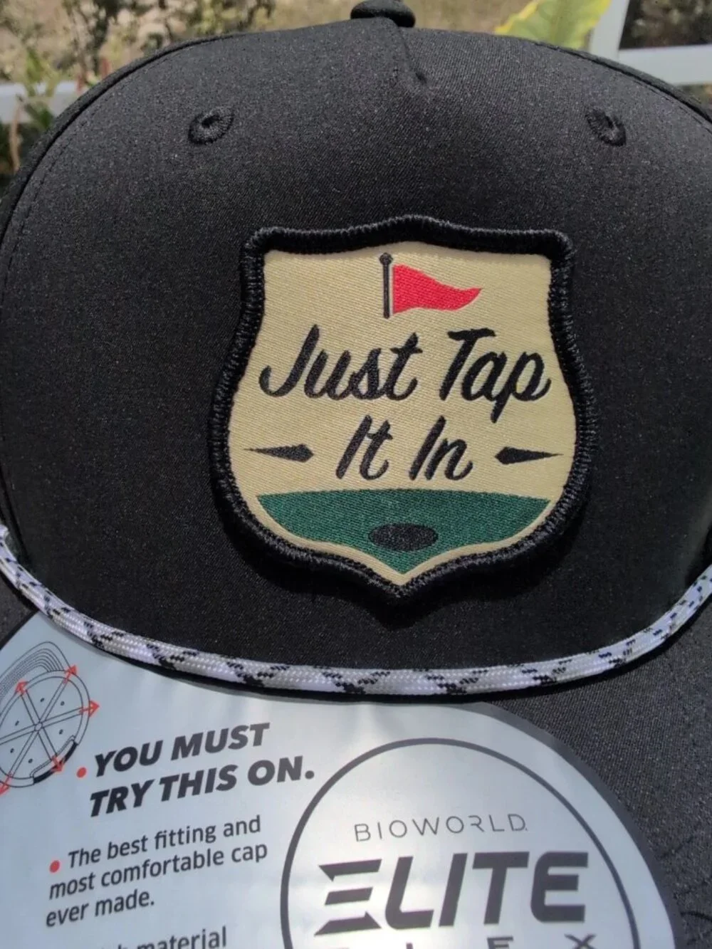Happy Gilmore Just Tap It In Rope Snapback Mens Golf Hat Cap Dri-fit breathable